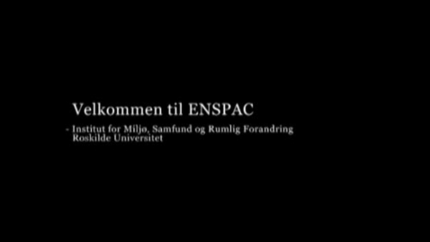 Thumbnail for entry Interviews med studerende på ENSPAC
