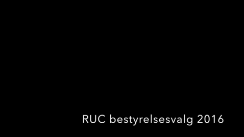 Thumbnail for entry RUC bestyrelse Connie Svabo 2016