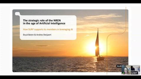 Thumbnail for entry The strategic role of the NREN in the age of AI. How SURF supports its members in leveraging AI