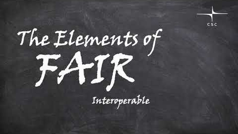 Thumbnail for entry The Elements of FAIR - Interoperability