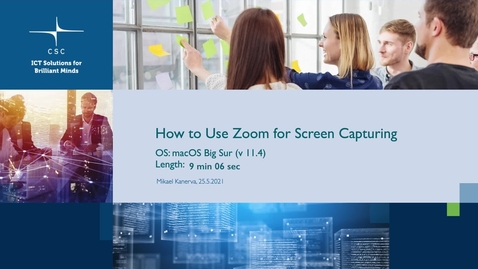 Thumbnail for entry How to Use Zoom for Screen Capturing (FullHD)
