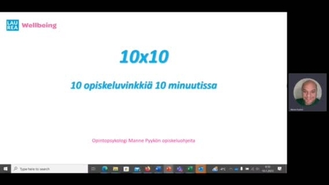 Thumbnail for entry VideoOpintopsykologinOpiskeluvinkkejä