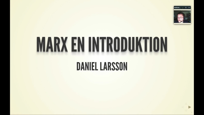 Marx1: Introduktion till Marx