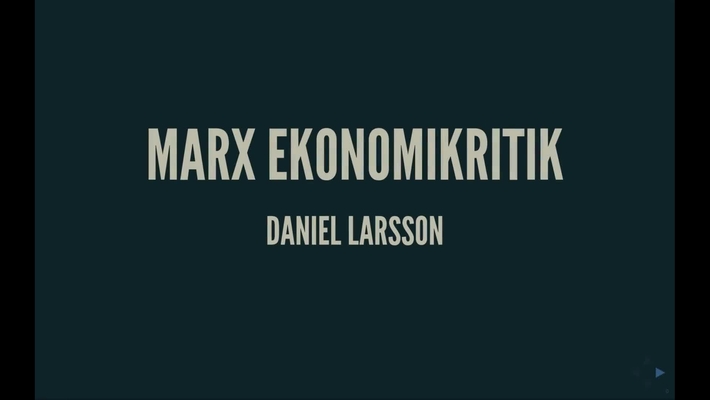 Marx4: Ekonomikritik