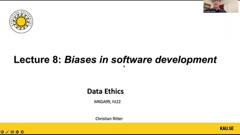 Thumbnail for entry Data ethics Lecture 8
