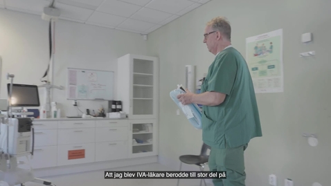 Tumnagel för Bengt Nellgård professor i anestesiologi och intensivvård