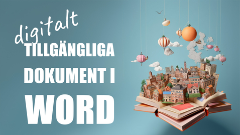 Tumnagel för inlägg Tillgängliga dokument i Word