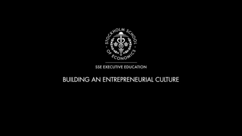 Thumbnail for entry DBI - Building an entrepreneurial culture