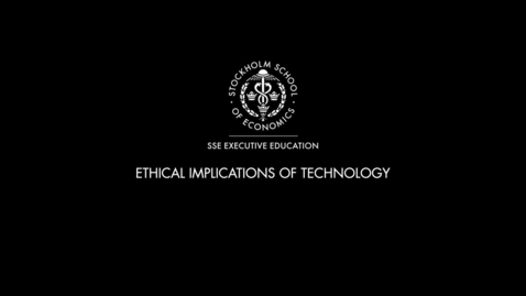 Thumbnail for entry DBI - Ethical implications of technology