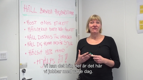 Thumbnail for entry Anneli Eriksson - intro hygienrutiner 200316-textad