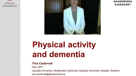 Thumbnail for entry Physical activity and dementia