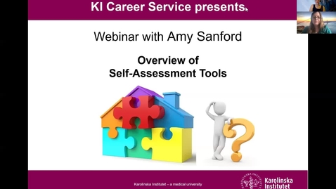 Thumbnail for entry Overview of Self-Assessment Tools
