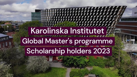 Thumbnail for entry Presentation of KI Global Master's programme  Scholarship holders 2023