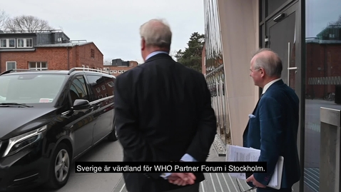 Thumbnail for entry Director-General of the WHO visited Karolinska Institutet