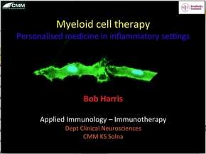 Immunotherapy – Robert Harris' research group | Karolinska Institutet