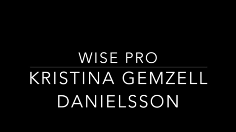 Thumbnail for entry WISE Pro with Kristina Gemzell Danielsson