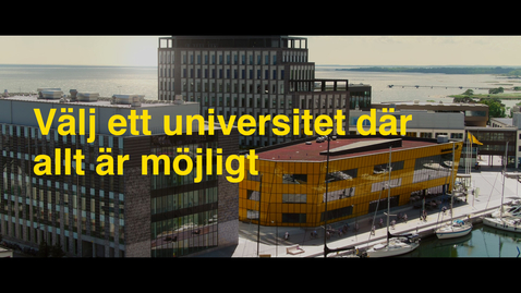 Miniatyr för mediepost Med kunskap förändrar du världen. Plugga på ett universitet där allt är möjligt.