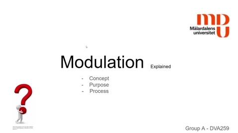 Miniatyr för inlägg Modulation - Miniföreläsning