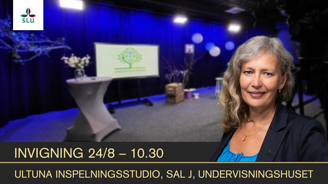 Thumbnail for entry Invigning av Ultuna Studio, 24 augusti
