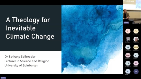 Thumbnail for entry A Theology for Inevitable Climate Change - Bethany Sollereder
