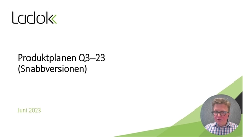 Miniatyr för inlägg Produktplanen Q3-23 (Snabbversionen)
