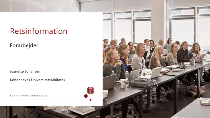 Forarbejder i Retsinformation