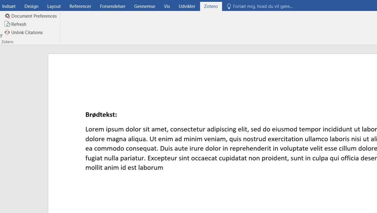 Introduktion til Zotero (3)