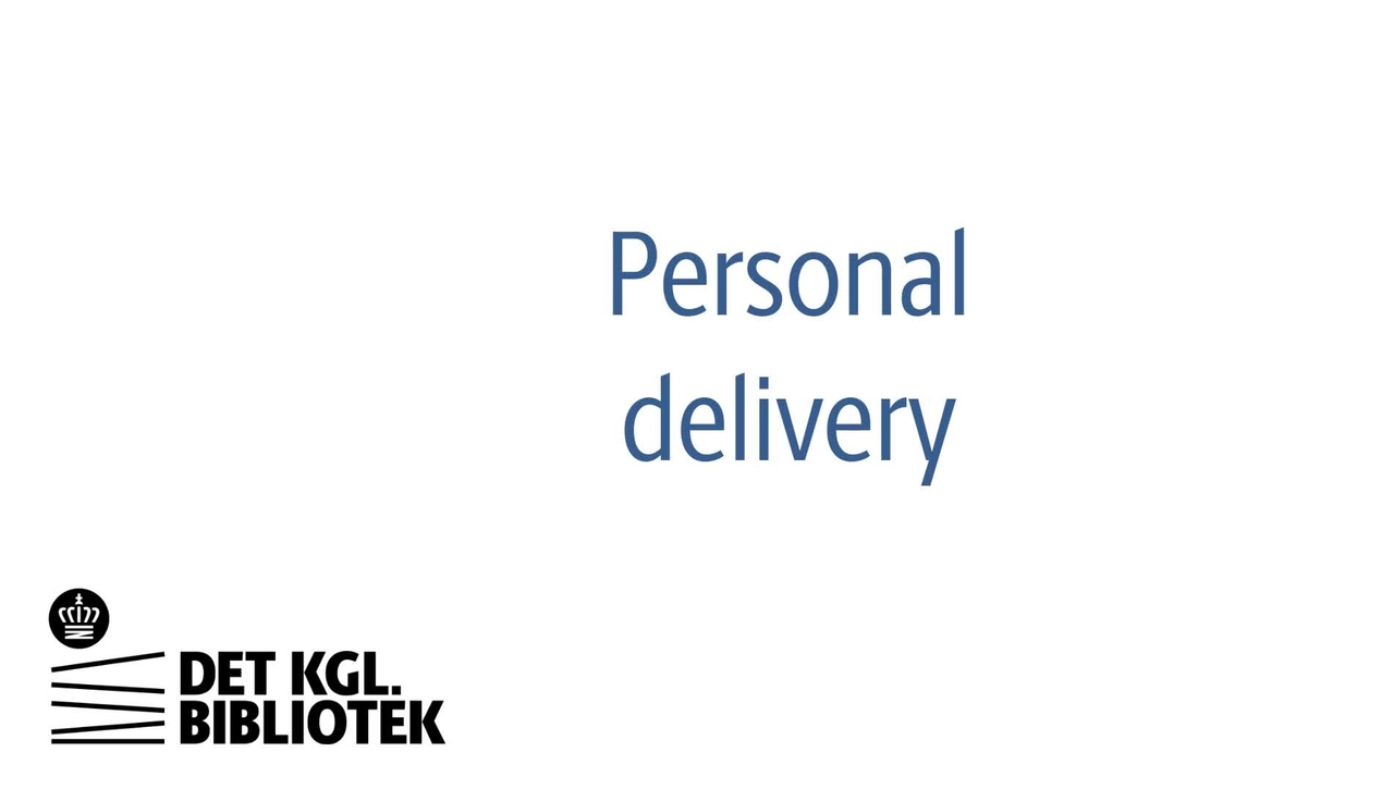 Personal delivery of requests