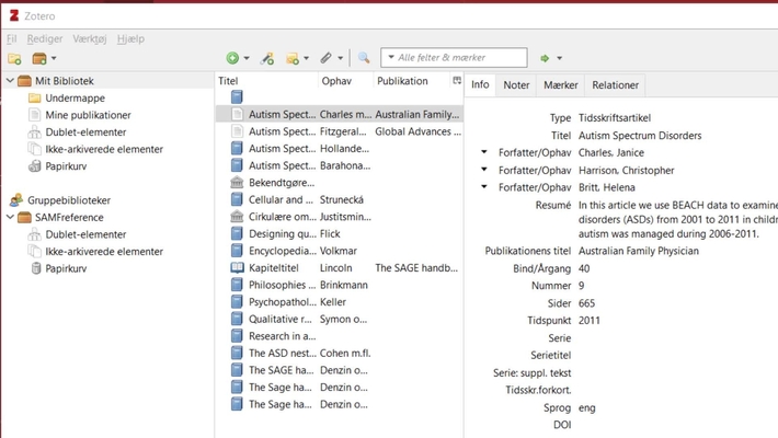 Introduktion til Zotero (5)