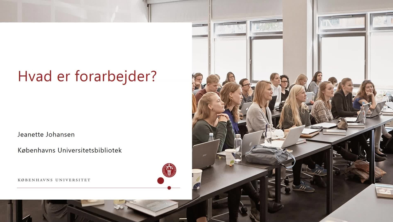 Hvad er forarbejder?